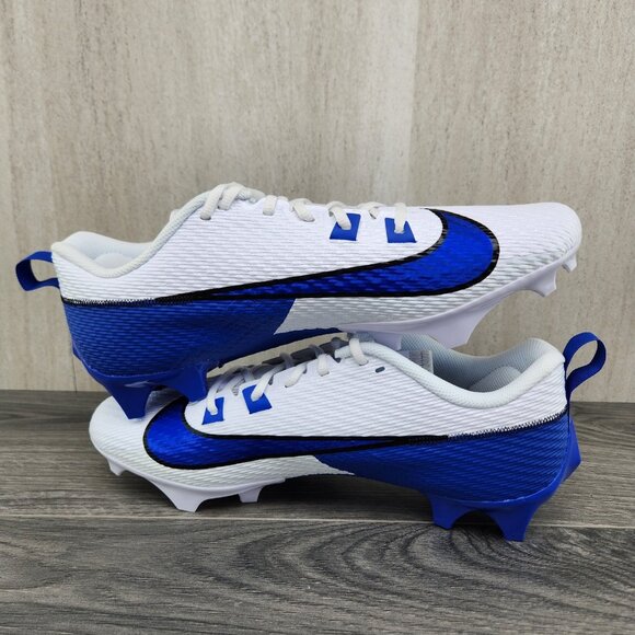 Nike Vapor Edge Speed 360 2 Size 13 Mens White Hyper Royal Black Football Cleats - Picture 8 of 11